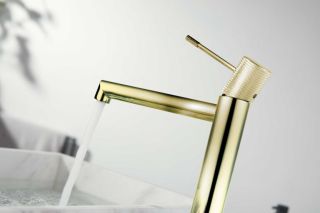 Смесители для раковины Vincea Desire VBF-1D2BG однорычажный брашированное золото