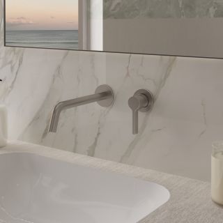 Смеситель для раковины Vincea Villa VBFW-1VL1BN встраиваемый однорычажный, брашированный никель