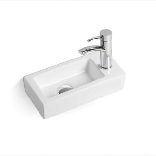 Раковина Vincea VBS-133R 37 см белая