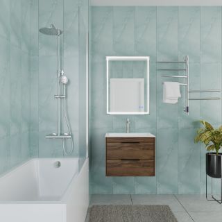 Ванна акриловая Vincea VBT-2G150-FR с каркасом 1500*700*470, пристенная, цвет белый