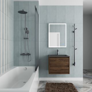 Ванна акриловая Vincea VBT-2S170-FR с каркасом 1700*750*440, пристенная, цвет белый