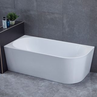 Ванна акриловая Vincea VBT-402-1500L, 1500*750*580, цвет белый, левая, щелевой перелив