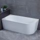 Ванна акриловая Vincea VBT-402-1500L, 1500*750*580, цвет белый, левая, щелевой перелив