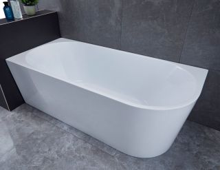 Ванна акриловая Vincea VBT-402-1800L, 1800*800*580, цвет белый, левая, щелевой перелив