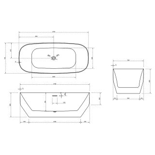 Ванна акриловая Vincea VBT-630