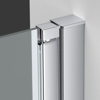 Душевая дверь Vincea Alpha VDP-3AL900CLB, черный, стекло прозрачное