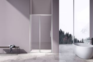 Душевая дверь Vincea Slim 8mm VDP-4SL120CL, хром, стекло прозрачное