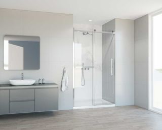 Душевая дверь Vincea Сomo Soft VDS-1CS130CL, 1300, хром, стекло прозрачное