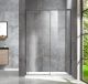Душевая дверь Vincea Lugano VDS-1L130CLGM-1, 1300, вороненая сталь, стекло прозрачное