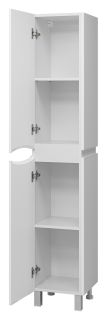 Напольный шкаф - пенал Misty Венера 35см левый белый