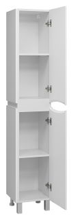 Напольный шкаф - пенал Misty Венера 35см правый белый