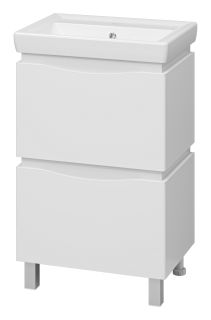 Напольная тумба под раковину Misty Венера 55см белый