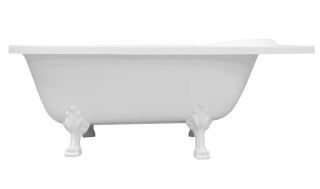 Ванна из литьевого мрамора Эстет Venecia silk ФР-00014528 П 170x80см белый матовый