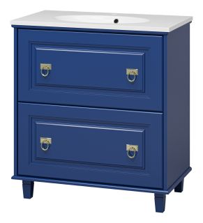 Напольная тумба под раковину Misty Версаль 80см синий