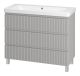 Напольная тумба под раковину Brevita Victory VIC-07105-50-03Я 105см серый шёлк