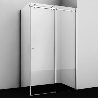 Душевой уголок Wasserkraft Vils 110x100см серебристый 56R16