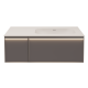 База под раковину Vincea Elise 1000 подвесная, правая, 2 выкатных ящика soft-close, серый матовый