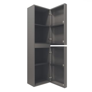 Шкаф Vincea Caprise VSC-4CA150MG-R подвесной, правый, 1500*404*350, серый матовый