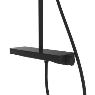 Душевая стойка Vincea Inspire VSFS-3I12TMB термостатическая, черный