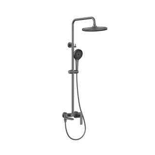 Душевая стойка Vincea VSFS-413GM, вороненая сталь