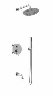 Душевой комплект Vincea Villa VSFW-1VL3CH встраиваемый, трехрежимный, хром