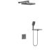 Душевой комплект Vincea VSFW-321MT1RGM встраиваемый, термостатический, двухрежимный, вороненая сталь