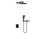 Душевой комплект Vincea VSFW-321MT1RMB встраиваемый, термостатический, двухрежимный, черный