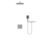 Душевой комплект Vincea VSFW-4211RCH встраиваемый, двухрежимный, хром