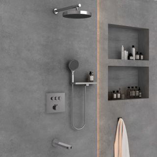 Душевой комплект Vincea VSFW-431I2RCH встраиваемый, трехрежимный, хром