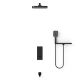 Душевой комплект Vincea VSFW-431T1RMB встраиваемый, термостатический, трехрежимный, черный