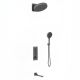 Душевой комплект Vincea VSFW-433TI3GM встраиваемый, термостатический, трехрежимный, вороненая сталь