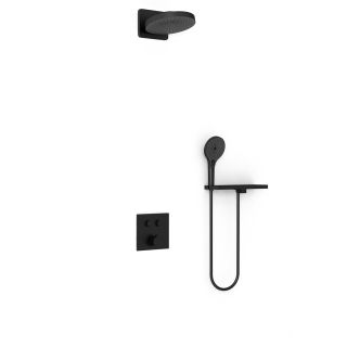 Душевой комплект Vincea VSFW-4I211RMB встраиваемый, двухрежимный, черный