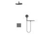 Душевой комплект Vincea VSFW-4I212RGM встраиваемый, двухрежимный, вороненая сталь