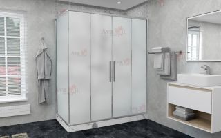 Душевой уголок AvaCan FC2 170-190 + SC90 MT хром