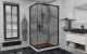 Душевой уголок AvaCan FB 120-140 + SB 80 чёрный