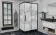 Душевой уголок AvaCan FB 120-140 + SB 100 MT чёрный