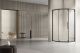 Душевой уголок Vincea Show VSP1-4SH100CLB, 1000*1000, черный, стекло прозрачное