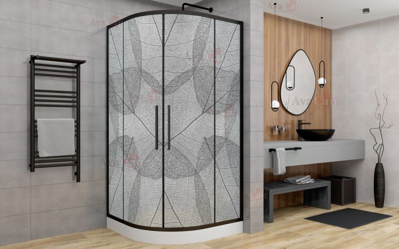Душевой уголок AvaCan HB 120 MT 120x120 см чёрный
