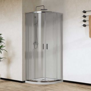 Душевой уголок Vincea City VSQ-5CT800CL 80x80см хром стекло прозрачное