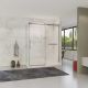 Душевой уголок Vincea Como Soft VSR-1CS8014CL, 1400*800, хром, стекло прозрачное