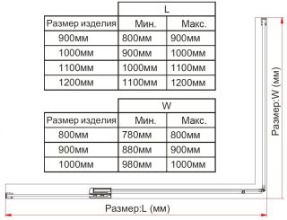Душевой уголок Vincea Extra VSR-1E809090CGB 800/900*900, черный, стекло тонированное