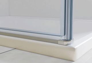 Душевой уголок Vincea Extra VSR-1E809090CLGM 800/900*900, вороненая сталь, стекло прозрачное