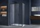 Душевой уголок Vincea Alpha VSR-3AL9012CLB, 1200*900, черный, стекло прозрачное