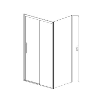 Душевой уголок Vincea Soft VSR-3SO1016CL, 1600*1000, хром, стекло прозрачное