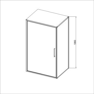 Душевой уголок Vincea Slim 8mm VSR-4SLP9090CLG, 900*900, брашированное золото, стекло прозрачное