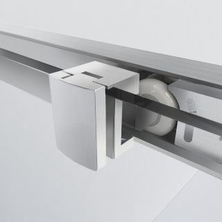 Душевой уголок Vincea Garda VSS-1G900CLBN, 900*900, брашированный никель, стекло прозрачное