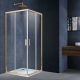 Душевой уголок Vincea Alpha VSS-3AL100CLG, 1000*1000, брашированное золото, стекло прозрачное
