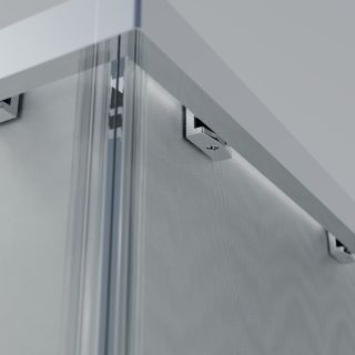 Душевой уголок Vincea Rapid-N VSS-3RN8012E10MT, (700-800)x(1100-1200), хром, стекло текстурное