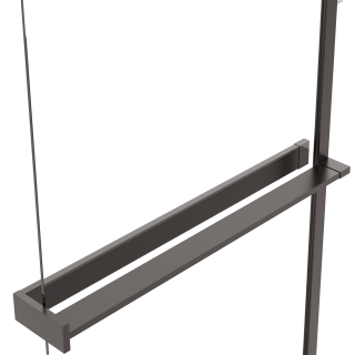 Душевая перегородка Vincea Walk-In VSW-1HR900CGGM, 900*2000, вороненая сталь, стекло тонированное