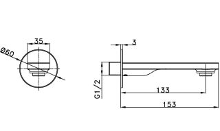 Излив Vincea VSWS-11MB, черный